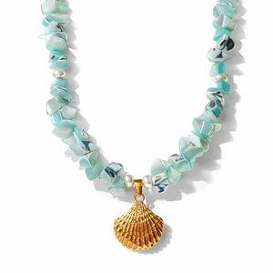 Ocean Muse ✨ Turquoise SeaShell Statement Necklace